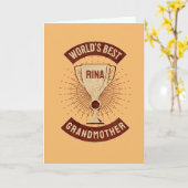 Beste grootmoeder en naamsverandering in de  werel kaart (Gele Bloem)