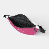 Beste Grootmoeder Familie Keepsake Grandkids Pink Heuptasje (Open)