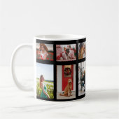 Beste grootmoeder ooit 6 fotocollage wit script koffiemok (Links)