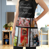 Beste grootmoeder ooit 6 fotocollage wit script schort