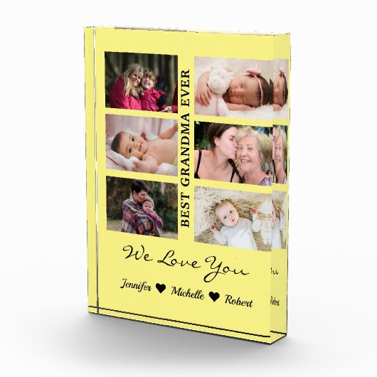 Beste grootmoeder ooit aangepaste foto's kleinkind (Rechts)