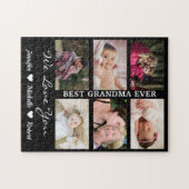 Beste grootmoeder ooit aangepaste foto's kleinkind legpuzzel (Horizontaal)