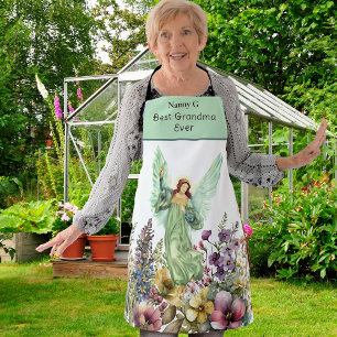 Beste Grootmoeder ooit Bloemenengel Schort