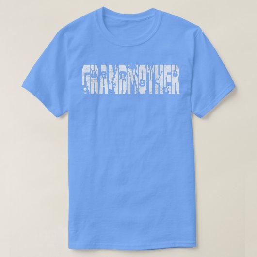 Beste grootmoeder ooit gitaar Lover Guit T-shirt (Design voorkant)