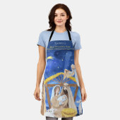 Beste grootmoeder ooit Kerstmis Geboorte Schort (Gedragen)