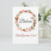 Beste grootmoeder ooit Pools Babcia (Staand voorkant)