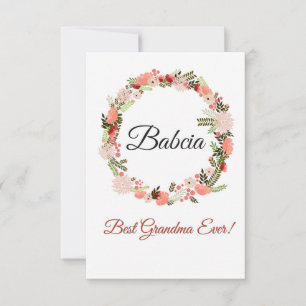 Beste grootmoeder ooit Pools Babcia