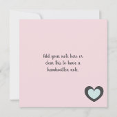 Beste grootmoeder ooit roze hemd met moederdagkaar kaart (Achterkant)