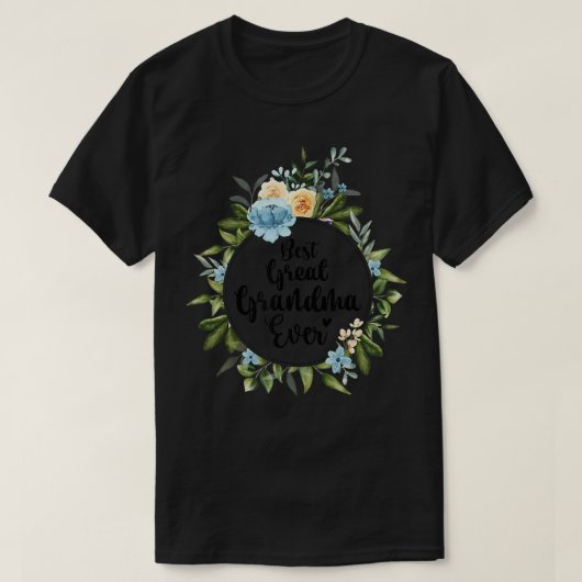 Beste grootmoeder ooit vrouwen Bloedverdamping Gr T-shirt (Design voorkant)