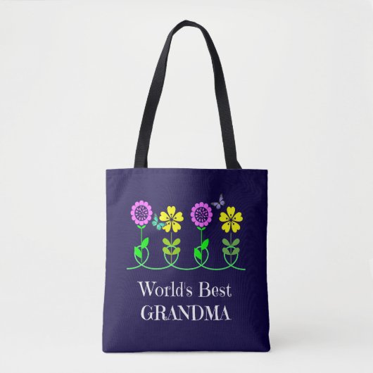 Beste grootmoeder, populair design ter wereld tote bag (Voorkant)