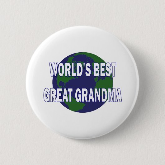 Beste grootmoeder ter wereld ronde button 5,7 cm (Voorkant)