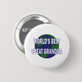 Beste grootmoeder ter wereld ronde button 5,7 cm (Voorkant /achterkant)
