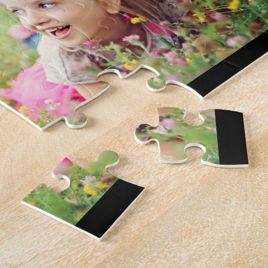 Beste grootouders 8 Foto zwart Legpuzzel (Zijkant)