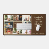 Beste Grootouders Fotocollage Quote Bureaumat (Keyboard & Muis)