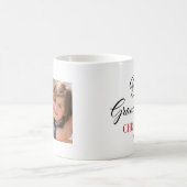 Beste Grootouders Kerstmis Foto Koffie Mok (Center)