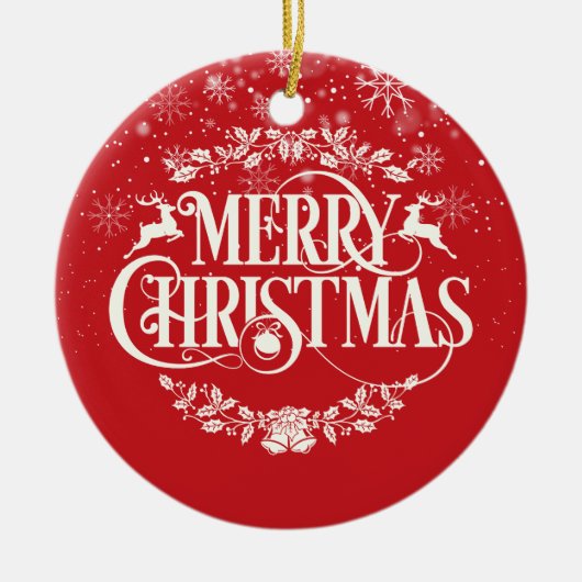 Beste grootouders, kerstmis keramisch ornament (Voorkant)