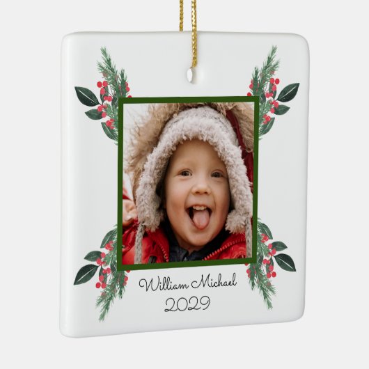 Beste grootouders met Kerstmis Keramisch Ornament (Rechts)