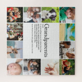 Beste Grootouders Ooit Definitie 12 Foto Collage Legpuzzel (Horizontaal)