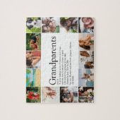 Beste grootouders ooit Definitie 14 Foto Legpuzzel (Verticaal)