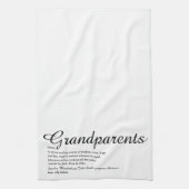 Beste Grootouders Ooit Definitie Script Theedoek (Verticaal)