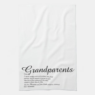 Beste Grootouders Ooit Definitie Script Theedoek