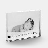 Beste grootouders ooit gepersonaliseerd fotoblok (Links)