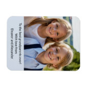 Beste Grootouders Ooit Kleinkinderen Foto Magneet (Horizontaal)