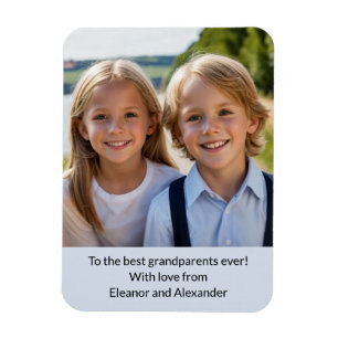 Beste Grootouders Ooit Kleinkinderen Foto Magneet