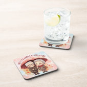 Beste grootouders ooit met een paraplu bier onderzetter (Rechterzijde)