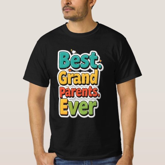 Beste grootouders ooit t-shirt (Voorkant)