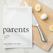 Beste Grootouders Ter Wereld Definitie Theedoek (Quarter Fold)