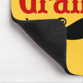 Beste grootpas heeft mustaches Mousepad Muismat (Hoek)
