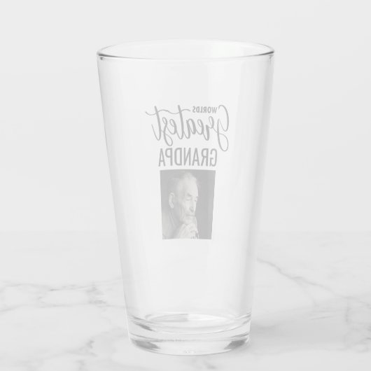 Beste Grootvader Glas (Achterkant)