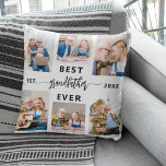 Beste grootvader ooit kleinkinderen fotocollage kussen<br><div class="desc">Vier de gekoesterde band met de "Best Grandfather Ever" kleinkinderen Photo Collage Sierkussen. Dit gepersonaliseerde kussen beschikt over een collage van gewaardeerde foto's die speciale momenten vastleggen met kleinkinderen. De hartverwarmende titel "Best Grandfather Ever" voegt een liefdevolle touch toe. Gemaakt van hoogwaardige, duurzame stof, het is perfect voor het toevoegen...</div>