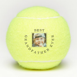 Beste grootvader ooit Lijst kind foto tennisballen