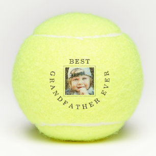Beste grootvader ooit Lijst kind foto tennisballen