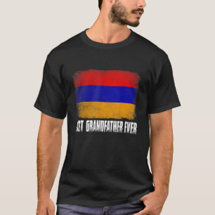 beste grootvader ooit Mannen retro armenië fl T-shirt