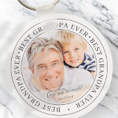 Beste grootvader ooit Moderne Klassieke foto Sleutelhanger