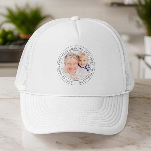 Beste grootvader ooit Moderne Klassieke foto Trucker Pet