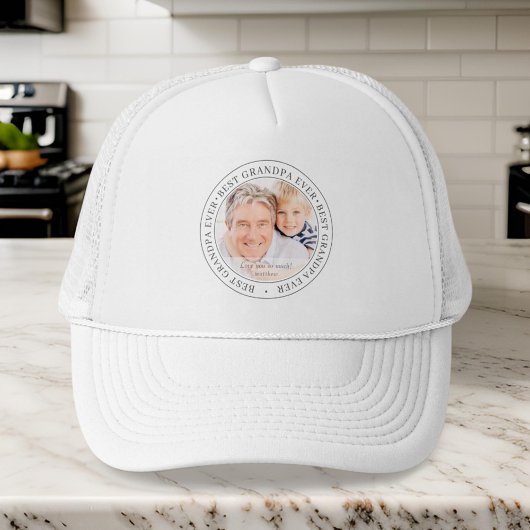 Beste grootvader ooit Moderne Klassieke foto Trucker Pet