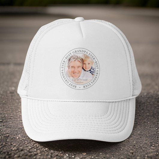 Beste grootvader ooit Moderne Klassieke foto Trucker Pet