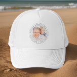 Beste grootvader ooit Moderne Klassieke foto Trucker Pet<br><div class="desc">Dit eenvoudige en klassieke ontwerp is samengesteld uit serif typografie en voegt een douanefoto toe. "Best Grandpa Ever" circuleert de foto van je opa,  grampa,  opa,  lolo,  enz.</div>