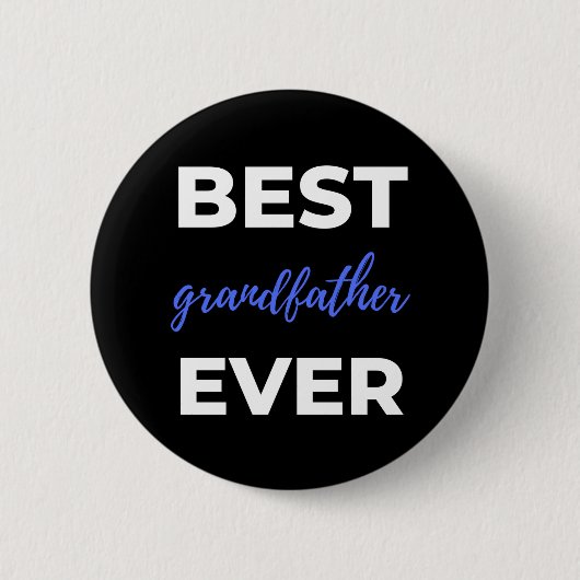 Beste grootvader ooit ronde button 5,7 cm (Voorkant)