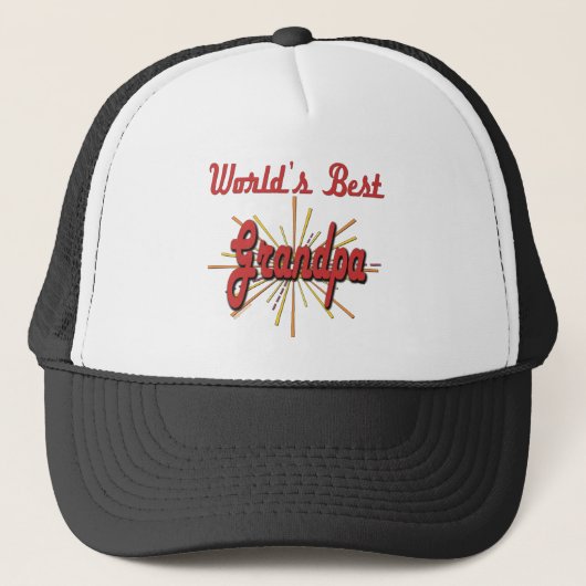 Beste grootvader ooit trucker pet (Voorkant)
