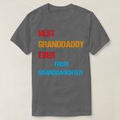 beste grootvader ooit van kleindochter3 t-shirt (Design voorkant)