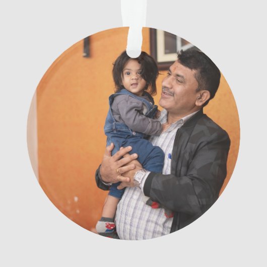 Beste grootvader ooit! Vissenvangers Ornament (achterkant)