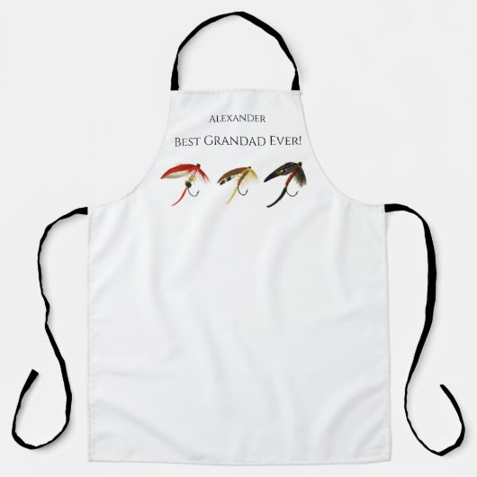 Beste grootvader ooit! Vissenvangers Schort (Voorkant)