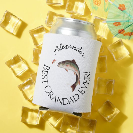 Beste grootvader ooit! Vissenvissers Blikjeskoeler (Insitu Zomer)