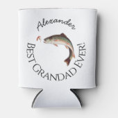 Beste grootvader ooit! Vissenvissers Blikjeskoeler (Voorkant)