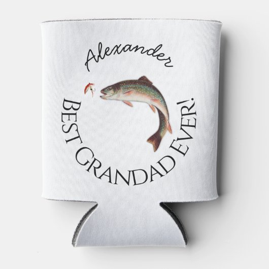 Beste grootvader ooit! Vissenvissers Blikjeskoeler (Voorkant)